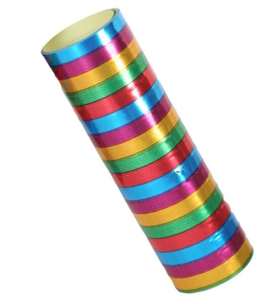 Luftschlangen Rainbow-​Metallic
