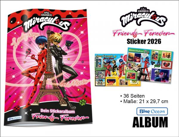Miraculous Ladybug Sticker - Friends Forever - ALBUM