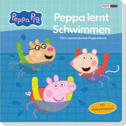 Peppa Pig: Peppa lernt Schwimmen - Mein wasserstarkes Klappenbuch