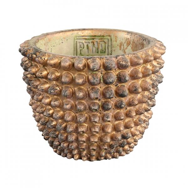 PTMD Blumentopf Vikka gold 12 cm