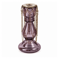 PTMD Kerzenhalter Aya, violett, 18 cm