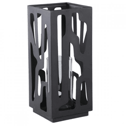 PTMD windlicht Dewey zwart 42 cm