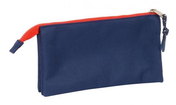 Safta Super Mario World - Pencil case with 3 compartments - 22 cm