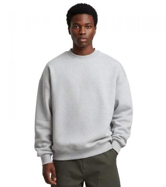 Schlichter Prohibited Men's Sweatshirt, Cotton Sweater, Oversized PB0304, Gray