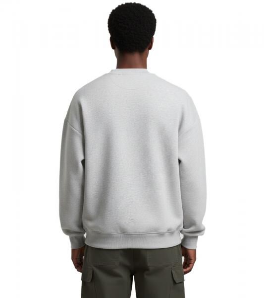Schlichter Prohibited Men's Sweatshirt, Cotton Sweater, Oversized PB0304, Gray