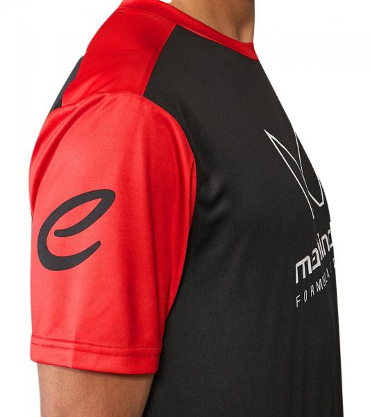 sportliches Formula E Mahandra Racing Herren Rundhals-Shirt nachhaltiges Sport-Trikot 701229002 001 Schwarz/Rot
