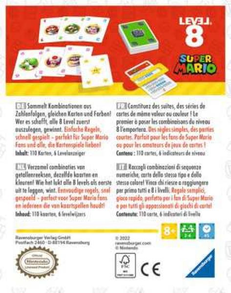 Super Mario Level 8 '22 - Card game