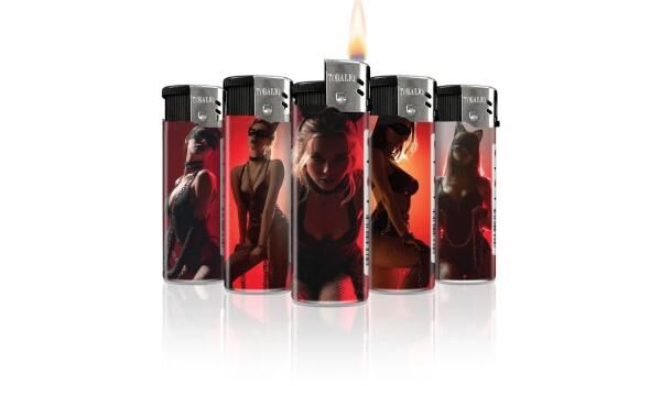 Sweet Sin - Flip motif lighter assortment - 50 piece display