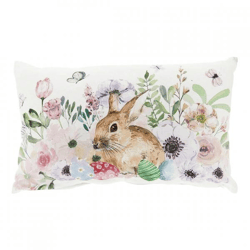 Unique Living Kissen „Bloom“ – Hase, 30 x 50 cm