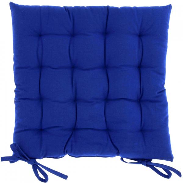 Unique Living Sitzkissen Madia, Dazzling Blue, 40 x 40 cm