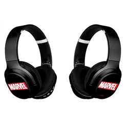 Wireless Stero Headphones with micro - Marvel 001 Marvel Black