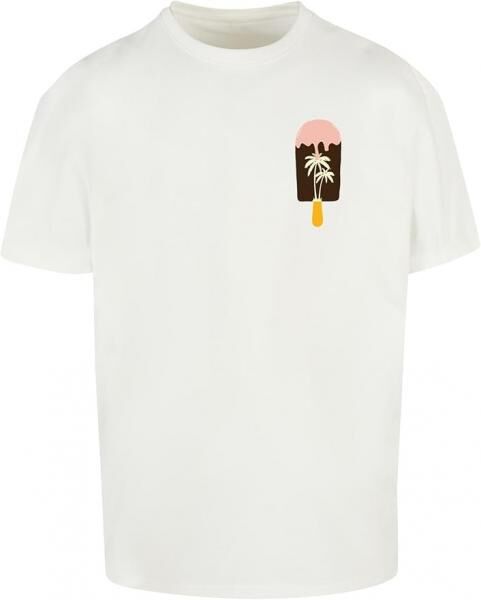 bequemes Merchcode Herren T-Shirt Oversize 240 g/m&sup2; mit Baumwolle Wei&szlig;