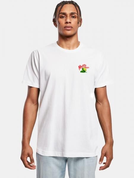 bequemes Mister Tee Herren T-Shirt 200 g/m&sup2; mit Baumwolle Wei&szlig;