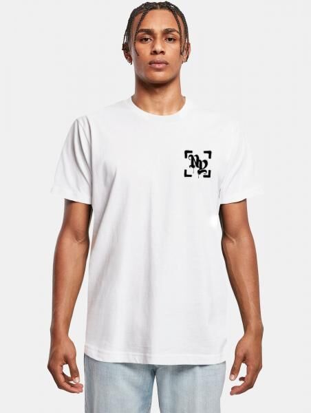 bequemes Mister Tee Herren T-Shirt 200 g/m&sup2; mit Baumwolle Wei&szlig;