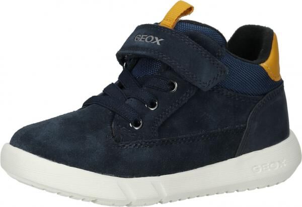 Komfortable GEOX Stiefelette Schn&uuml;rschuhe f&uuml;r Baby - Jungen B365DA 022ME CF42Q Blau