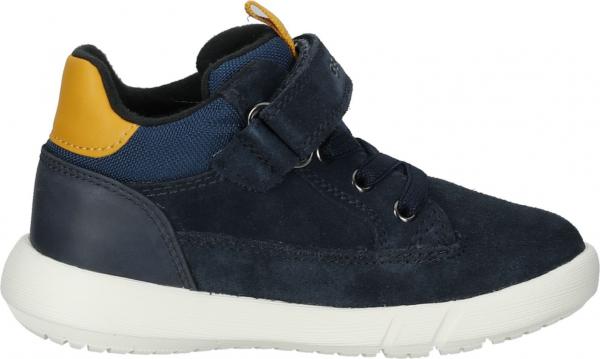 Komfortable GEOX Stiefelette Schn&uuml;rschuhe f&uuml;r Baby - Jungen B365DA 022ME CF42Q Blau