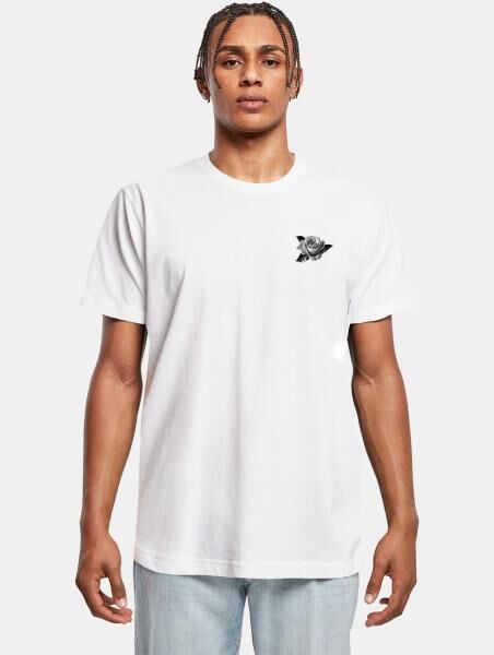 l&auml;ssiges Mister Tee Herren T-Shirt 200 g/m&sup2; mit Baumwolle Wei&szlig;