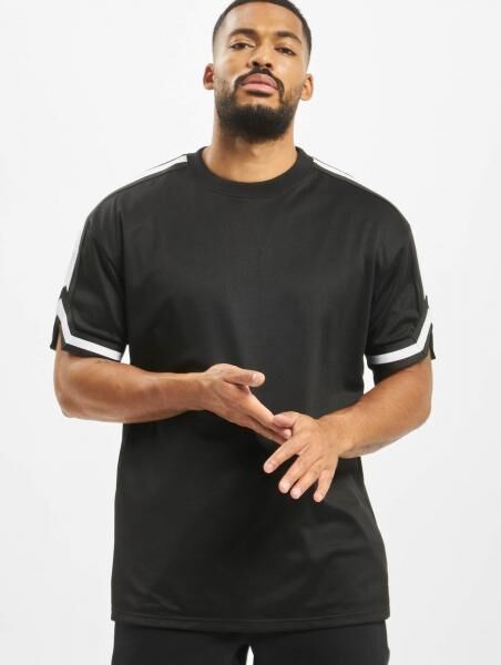Casual URBAN CLASSICS Men's Mesh T-Shirt, 130 g/m², Black