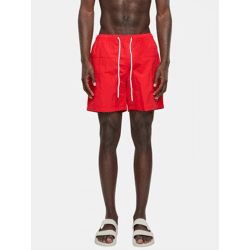 leichte Urban Classics Herren Shorts Kordelzug Reißverschluss 120 g/m² Rot