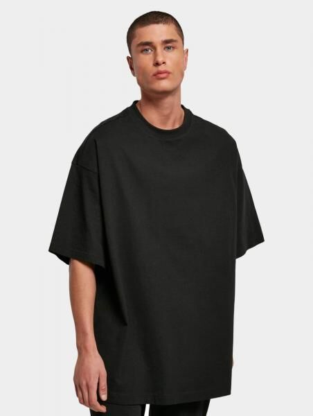 modernes Urban Classics Herren T-Shirt Oversize 220 g/m&sup2; mit Baumwolle Schwarz