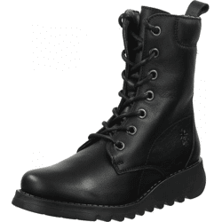 Sportliche FLY London Stiefelette Schnürschuhe für Damen P145015 000 Schwarz