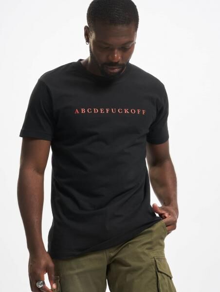 sportliches Mister Tee Herren T-Shirt 180 g/m&sup2; mit Baumwolle Schwarz