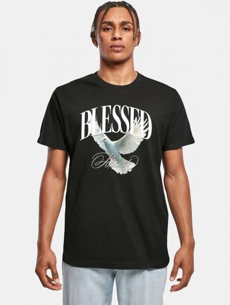 sportliches Mister Tee Herren T-Shirt 200 g/m&sup2; mit Baumwolle Schwarz