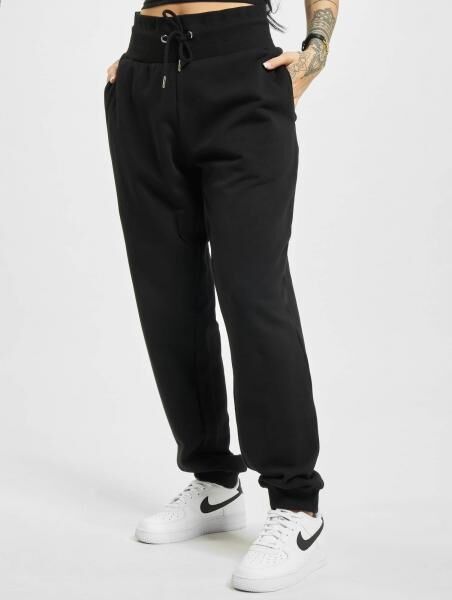 vielseitige URBAN CLASSICS Damen Hose Kordelzug Taschen 300 g/m&sup2; Schwarz