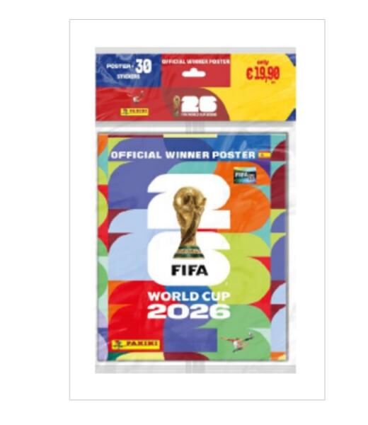 FIFA World Cup 2026&trade; Official Winner Poster &ndash; Complete Set Panini - Offizielle Stickerkollektion 