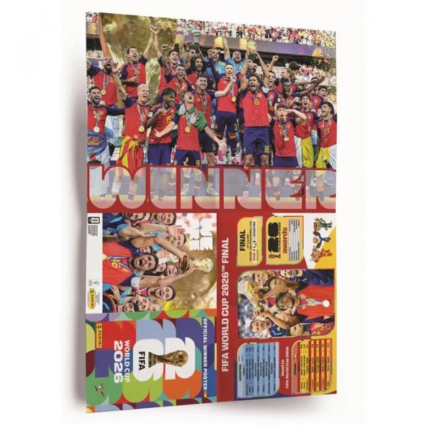FIFA World Cup 2026&trade; Official Winner Poster &ndash; Complete Set Panini - Offizielle Stickerkollektion 
