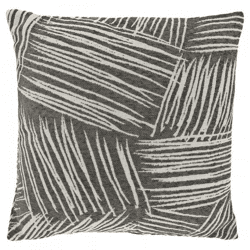 Unique Living Kissen Perla dunkelgrau 45 x 45 cm