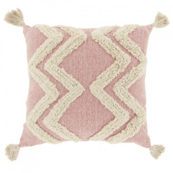 Unique Living Kissen „Dahlia“ in Sugar Pink, 45 x 45 cm
