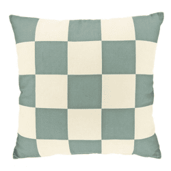 Unique Living Kissen „Zayn“ in Strandblau, 45 x 45 cm