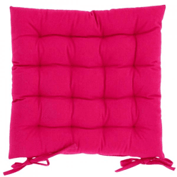 Unique Living Sitzkissen Madia, fuchsia, 40 x 40 cm