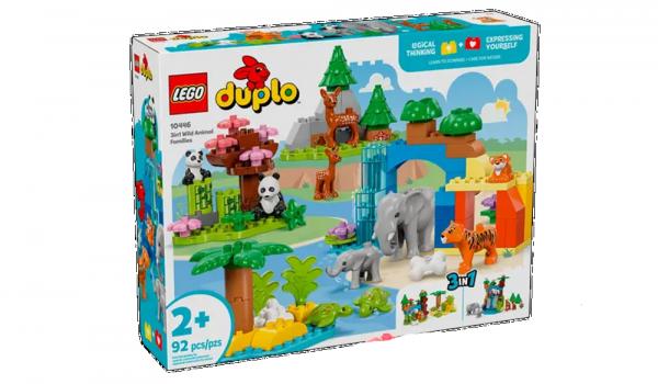 LEGO&reg; DUPLO&reg; Stadt 10446 - Wildtier-Familien 3-in-1-Set (92 Teile)