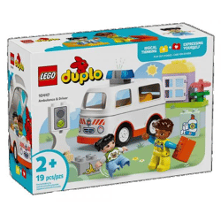 LEGO® DUPLO® Stadt 10447 - Rettungswagen mit Fahrer (19 Teile)