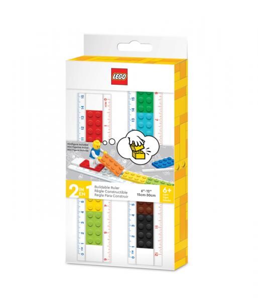 LEGO&reg; Lineal zum Selberbauen mit Legofigur