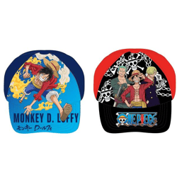 One Piece - Baseball Kappe für Jungs - 2-fach sortiert - 54-56 cm