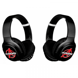 Wireless Stero Headphones with micro - Marvel Avengers  003 Marvel Black