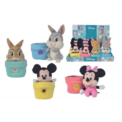 Disney flower pot plush, 16cm, 4-sort. - plush