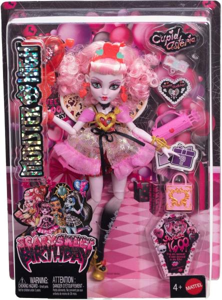Mattel JBG77 - Monster High - Geburtstag Cupid Puppe