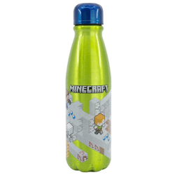 Minecraft Isometric - Tägliche Aluminium Flasche - 600 ml