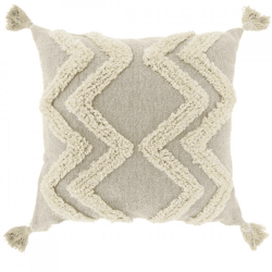 Unique Living Kissen „Dahlia“ in Chateau Grey, 45 x 45 cm