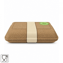 Vibers Lunchbox, naturfarben, 21 cm
