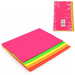 Seidenpapier „Blumenseide“, fluoreszierend, 50 x 70 cm, 25 Blatt