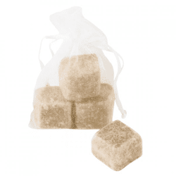 Original Amber 2.5 cm Amber Cubes, 3-piece set in an organza pouch