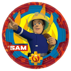 Fireman Sam 2017 - Paper plate 23cm, 8 pieces