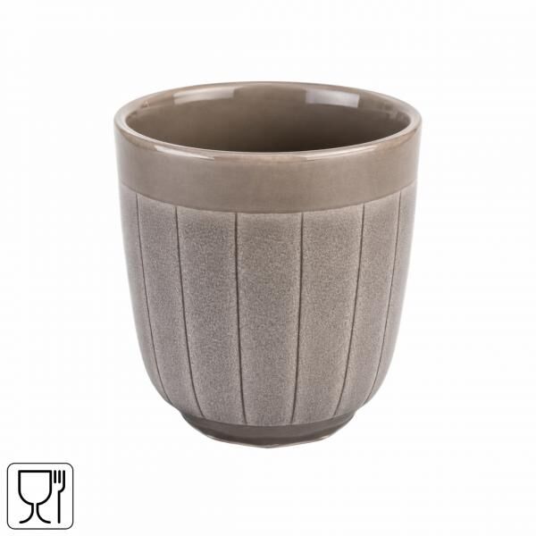 Gusta-Becher Retro grau 220 ml