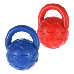 Hondenspeelgoed Halter bal 10 cm 2 assorti