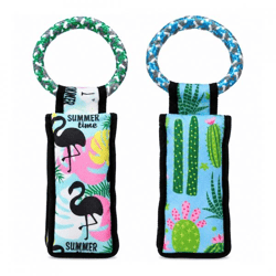 Hundespielzeug „Tropical“ mit Quietschfunktion, 31 cm, 2er-Set, sortiert
